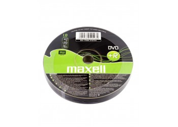MAXELL DVD+R 4,7GB 120 MINUTI SHRINK 16X VERGINI VUOTI DVD +R