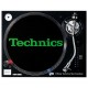 TECHNICS TAPPETINO SLIPMAT per Giradischi in feltro antistatico - Grafica NERO logo Verde