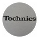 TECHNICS TAPPETINO SLIPMAT per Giradischi in feltro antistatico - Grafica GRIGIO logo Nero