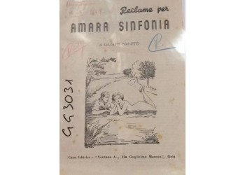 Spartito Musicale - Amara sinfonia - Giuseppe Nanfito 