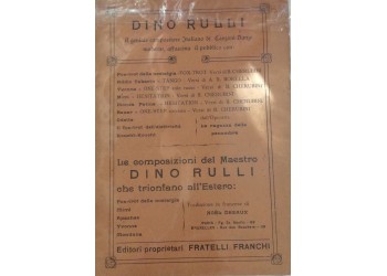Spartito Musicale - Dino Rulli 