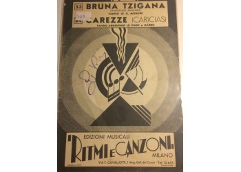 Bruna Tzigana - G. Moroni, Spartito Musicale - Anno  1927 