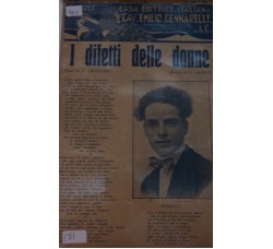 I difetti della donne  - A. Trusiano e F. Albano, Spartito Musicale - 