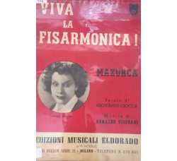 Viva la fisarmonica - Giovanni Ciocca e Arnaldo Vigevani, Spartito Musicale da collezione 1950 