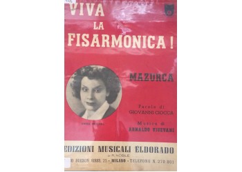 Viva la fisarmonica - Giovanni Ciocca e Arnaldo Vigevani, Spartito Musicale da collezione 1950 