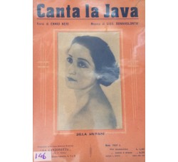 Canta la Java - Ennio Neri e Gius. Bonovolontà, Spartito Musicale - Anno 1929 