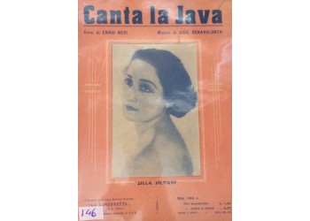Canta la Java - Ennio Neri e Gius. Bonovolontà, Spartito Musicale - Anno 1929 