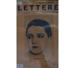 Lettere - Bonagura e Gaetano Lama, Spartito Musicale - Anno: 1929