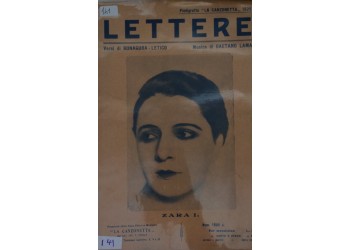 Lettere - Bonagura e Gaetano Lama, Spartito Musicale - Anno: 1929
