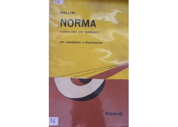 Norma - Bellini, Spartito Musicale da collezione 1958