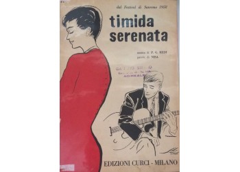 Spartito Musicale - Timida serenata - P. G. Redi e Nisa 