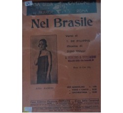 Nel Brasile - T. De Filippis e Dino Rulli, Spartito Musicale - Anno 1927