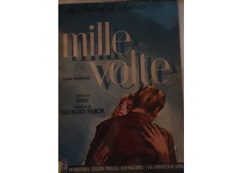 Spartito Musicale - Mille volte - Zibio e Giorgio Fabor 