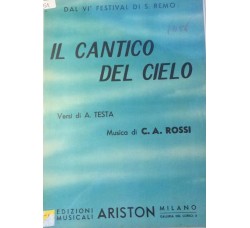Spartito Musicale - Il cantico del cielo - A. Testa e C. A. Rossi