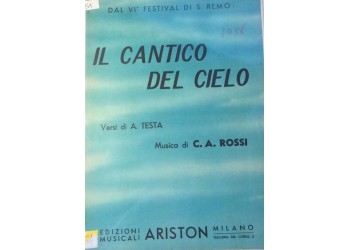 Spartito Musicale - Il cantico del cielo - A. Testa e C. A. Rossi