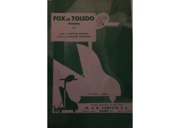 Spartito Musicale - Fox di Toledo - Peppino Mendes e Giovanni Tartarini 