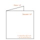 Copertine Gatefold per 2 LP, Cartoncino BIANCO forza 300gr/m²  "10 pezzi