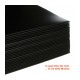 Copertine con foro fustellato per LP / 12" Cartoncino NERO LUCIDO forza 300gr / m²  - 10 pezzi