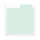 MUSIC MAT - Separatore, Divisore per dischi 45 giri 7" mod. F2001 colore BIANCO (set 10 pezzi) 