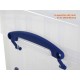 REALLY USEFUL - Box L18XL Contenitore Antiurto in PVC trasparente per 200/250 dischi vinile 7"/45 giri 