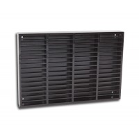 Rack MUSIC-MAT Cassettiera legno per Musicassette colore Nero per 60 Cassette