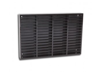 Rack MUSIC-MAT Cassettiera legno per Musicassette colore Nero per 60 Cassette