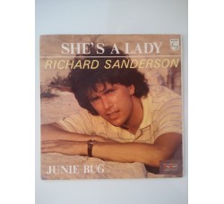Richard Sanderson - She's a lady / Junie bug  -  Solo Copertina da colleziona (7") 