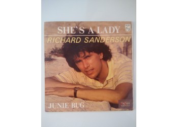 Richard Sanderson - She's a lady / Junie bug  -  Solo Copertina da colleziona (7") 