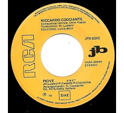 Riccardo Cocciante / Pino Sansanelli ‎– Piove / Balordi...Un Po' Geniali