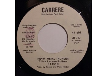 Saxon / Ronnie Bond ‎– Heavy Metal Thunder / Fly On The Wall
