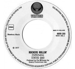 Status Quo ‎– Rockers Rollin' / Hold You Back