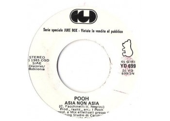 Pooh ‎– Asia Non Asia - 7" Vinyl 