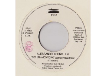 Alessandro Bono Duetto Con Andrea Mingardi / Ten Sharp ‎– Con Un Amico Vicino / You - JukeBox