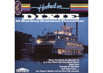 Joe 'Fingers' Webster And His River City Jazzmen* ‎– Hooked On Dixie (65 Non-Stop Dixieland Favourites) - CD