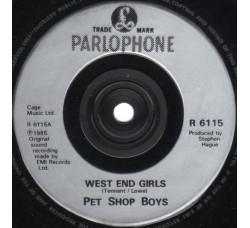 Pet Shop Boys ‎– West End Girls – 45 RPM