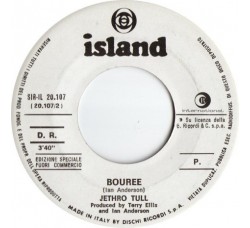 Jethro Tull ‎– Bourée / Reasons For Waiting – 45 RPM