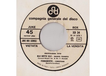Various ‎– Festivalbar 1970 - 45 RPM (Juke box)