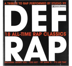 Studio 99 ‎– Def Rap: A Tribute To Rap - CD