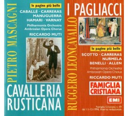 CAVALLERIA RUSTICANA / I PAGLIACCI - CD