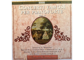 Various ‎– Concerti Famosi Per Pianoforte Vol. 2 - CD