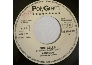 Banderas / Crystal Waters ‎– She Sells / Gypsy Woman (She's Homeless) - 45 RPM (Jukebox)