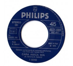Gens ‎– Cara Amica Mia - 45 RPM