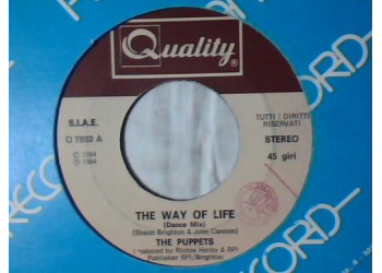 The Puppets ‎– The Way Of Life – 45 RPM