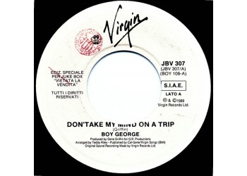 Boy George / Elite* ‎– Don't Take My Mind On A Trip / Se - (Single jukebox)