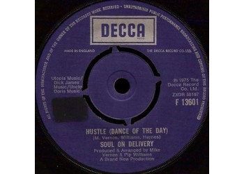 Soul On Delivery ‎– Hustle (Dance Of The Day) / Crescent Boogie  – 45 RPM
