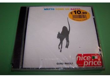 Gino Paoli ‎– Matto Come Un Gatto - CD