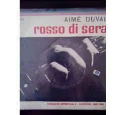 Aimé Duval – Rosso di sera – 45 rpm