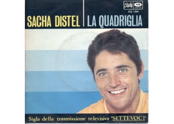 Sacha Distel ‎– La Quadriglia - 45 RPM 