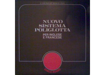 No Artist ‎– Nuovo Sistema Poliglotta Per Inglese E Francese - Disco Rosso