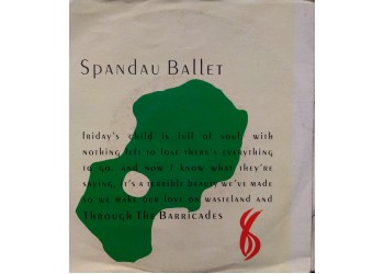Spandau Ballet ‎– Through The Barricades
